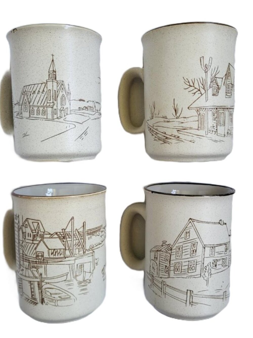 4 Collection Manoir Mugs